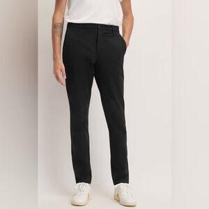 NWOT Everlane The Performance Chino | Uniform Athletic Fit Black Size 36 X 30